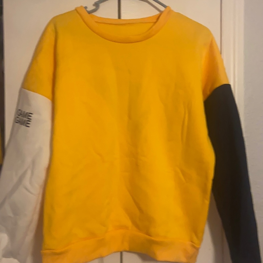 color block sweater